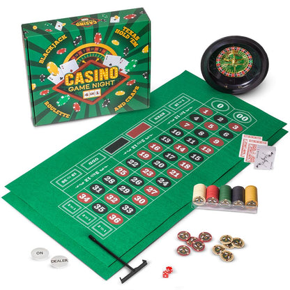 Casino Game Night: 4 Games in 1